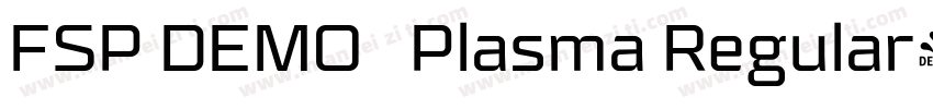 FSP DEMO   Plasma Regular字体转换